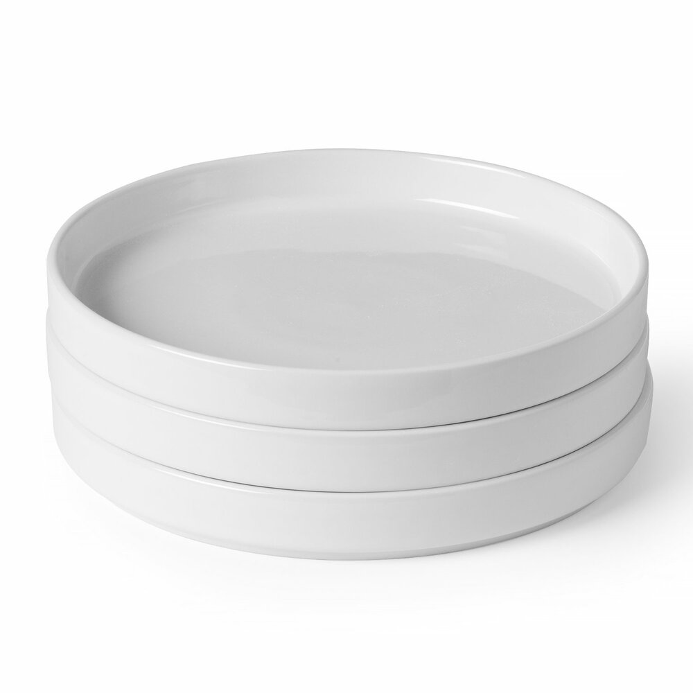 Hendi Borden | Oslo | Porselein | Wit | 6 Stuks | ø280x28(h)mm