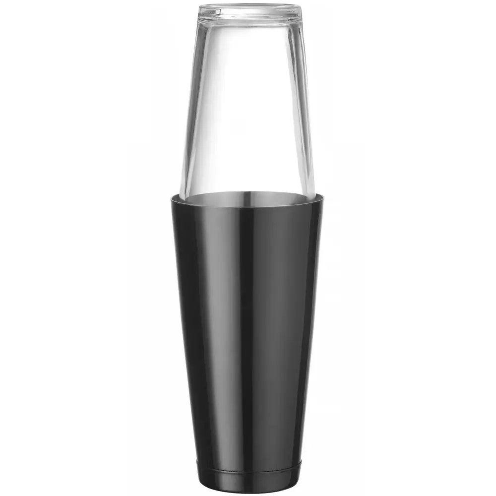 Hendi Boston Shaker Beker | Barup | Rvs | Zwart | 0.8l
