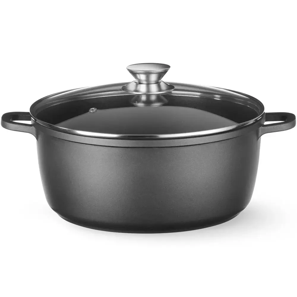 Hendi Braadpan | Aluminium (antiaanbaklaag) | 9L | Div. Warmtebronnen | Incl. Deksel | 405x332x138(h)mm