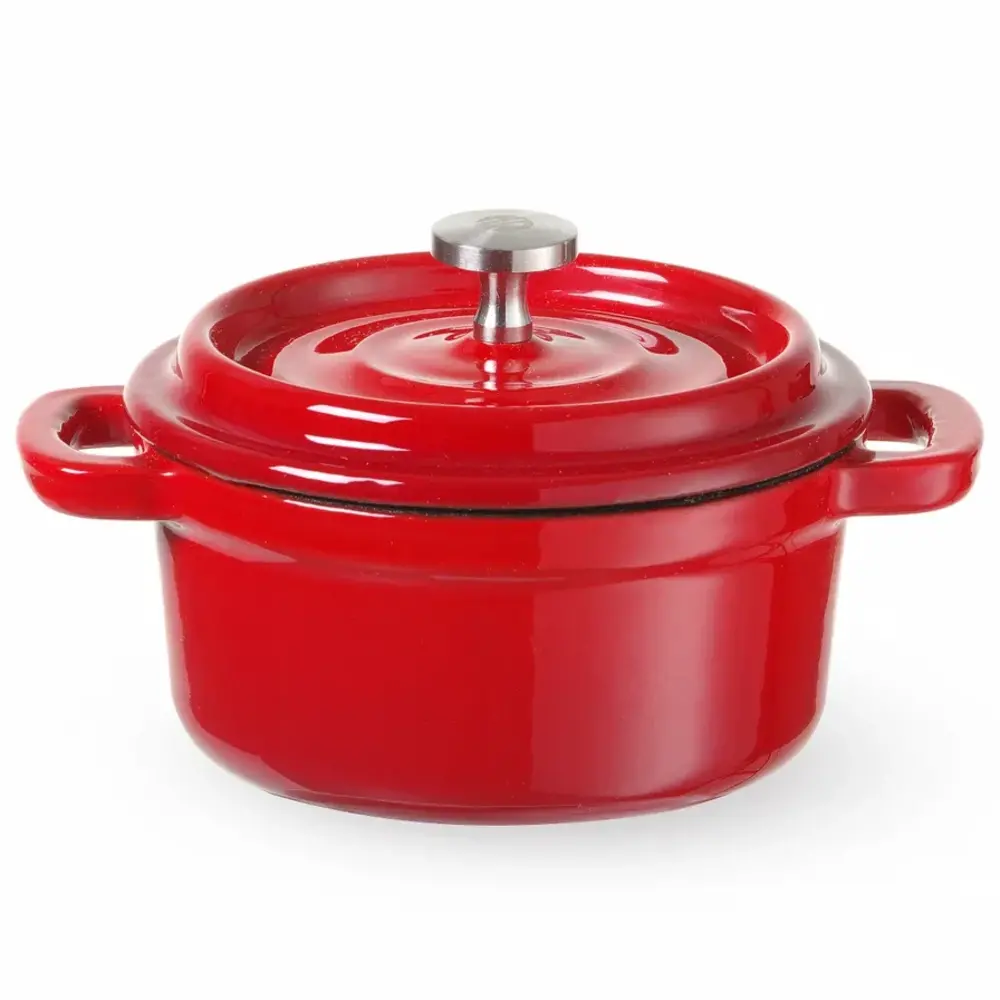 Hendi Braadpan | Geëmailleerd | 0.27l | Div. Warmtebronnen | Incl. Deksel | 130x100x48(h)mm