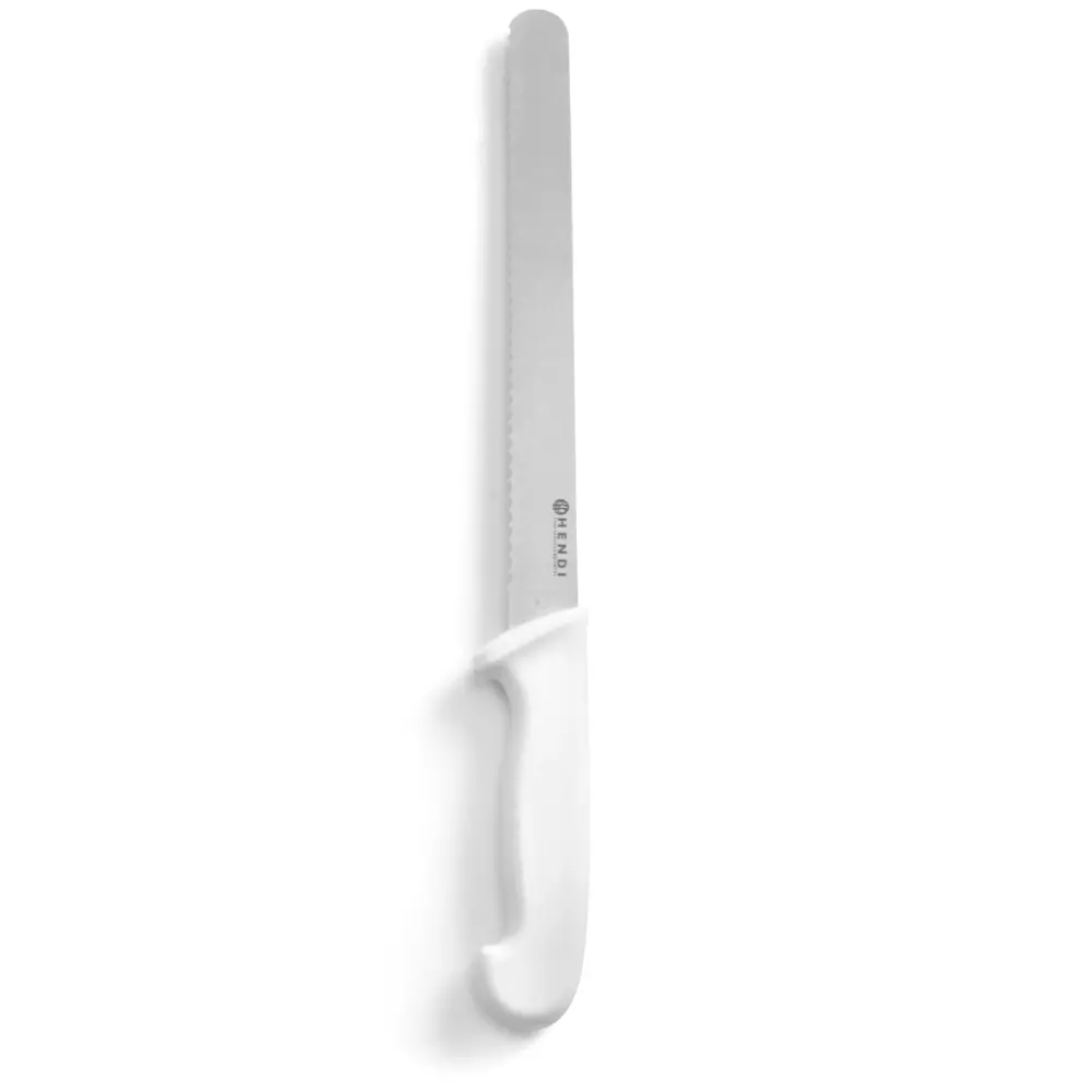 Hendi Broodmes | Rvs | Wit (kaas & Brood) | Haccp | Lengte 385mm