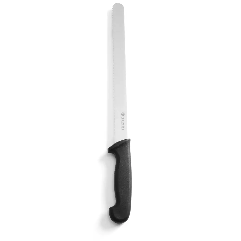 Hendi Broodmes | Rvs | Zwart (universeel) | Haccp | Lengte 430mm