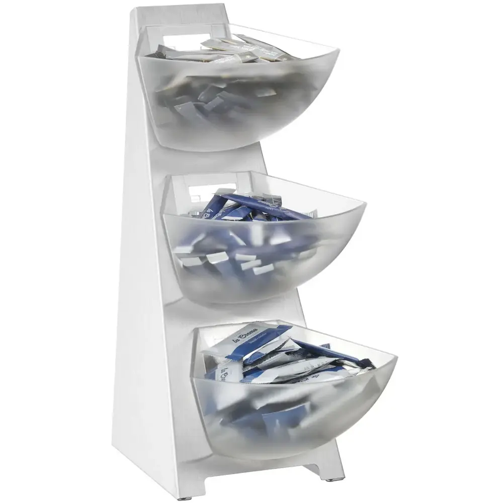 Hendi Buffetstandaard | Rvs/kunststof | 3x 1L | 190x240x410(h)mm
