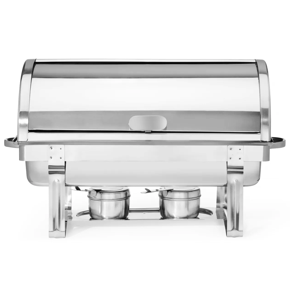 Hendi Chafing Dish | Buffet Supreme | Rvs | 1/1 GN (9l) | Rolltop Deksel | 590x340x400(h)mm