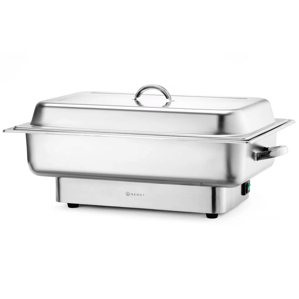 Hendi Chafing Dish | Pollina | Elektrisch | ≤ 85°c | 0.85kw (230v) | 1/1 GN (9l) | 615x355x280(h)mm