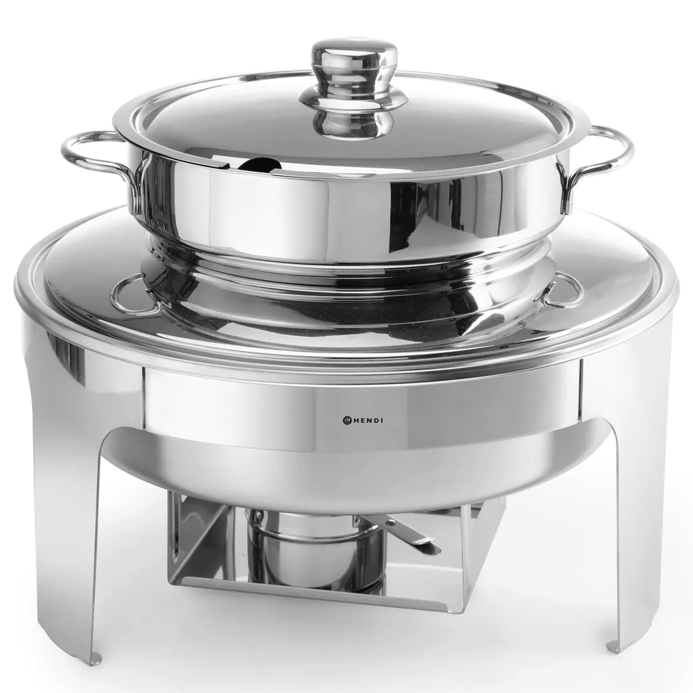 Hendi Chafing Dish | Profiline | Rvs | 10l | ø420x380(h)mm