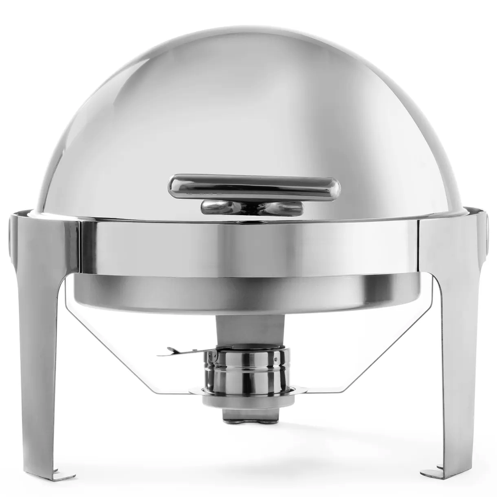 Hendi Chafing Dish | Profiline | Rvs | 5.6l | Rolltop Deksel | 510x540x480(h)mm