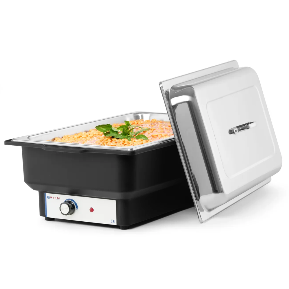 Hendi Chafing Dish | Tellano | Elektrisch | ≤ 85°c | 0.9kw (230v) | 1/1 GN (9l) | 573x348x248(h)mm