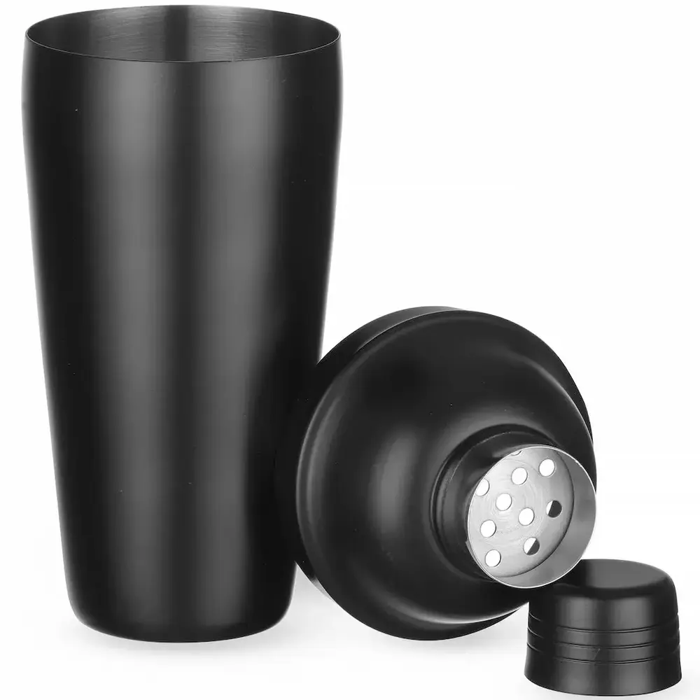 Hendi Cocktailshaker | Barup | Rvs | Zwart | 0.8l | ø85x240(h)mm