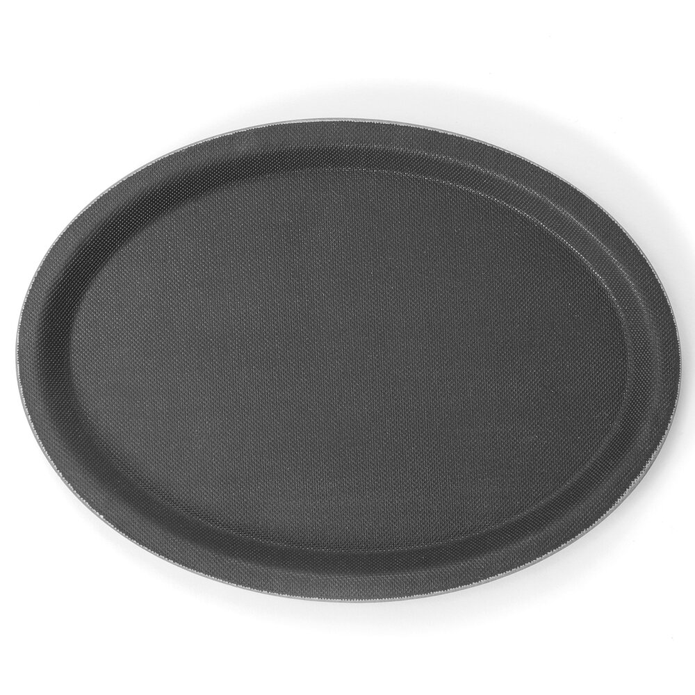 Hendi Dienblad | Glasvezel | Zwart | Antislip | Stapelbaar | 230x160mm
