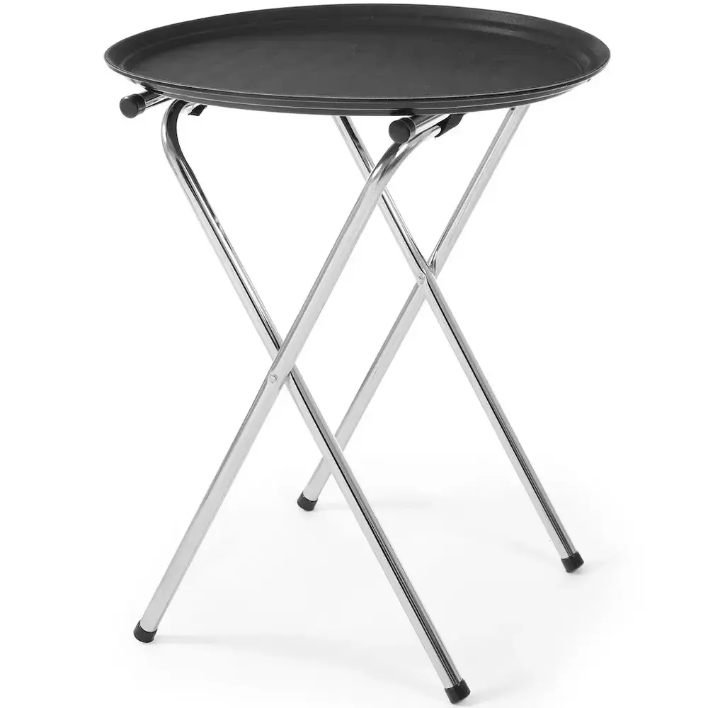Hendi Dienblad | Glasvezel | Zwart | Antislip | Stapelbaar | 735x600mm