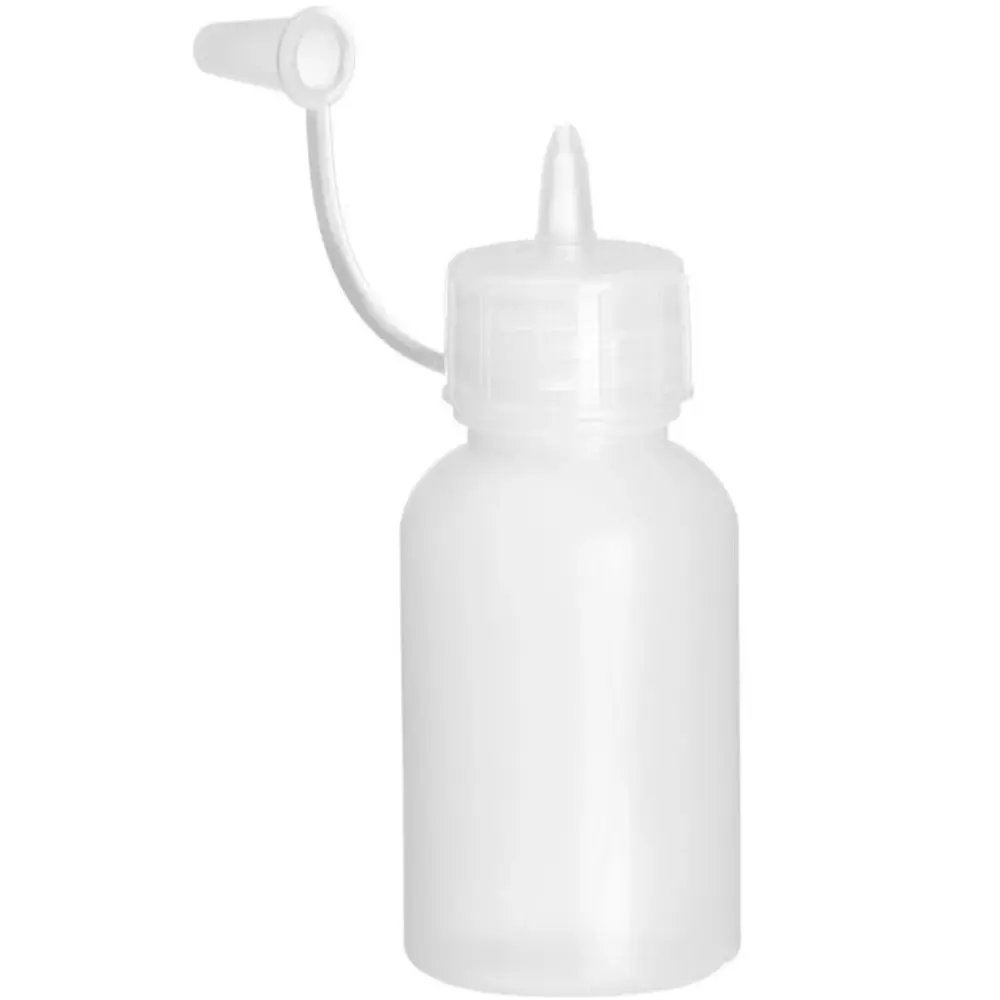 Hendi Doseerflessen | Kunststof | Transparant | 30ml | Mini | Afsluitdop | 4 Stuks | ø30x85(h)mm
