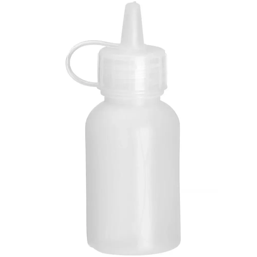 Hendi Doseerflessen | Kunststof | Transparant | 30ml | Mini | Afsluitdop | 4 Stuks | ø30x85(h)mm