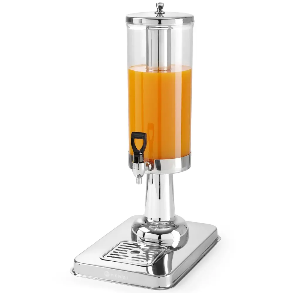 Hendi Drankendispenser | Rvs | 1x 3L | Passief Koelbaar | 215x315x490(h)mm