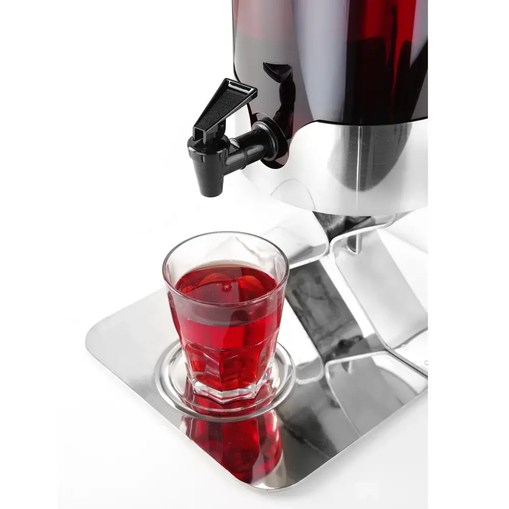 Hendi Drankendispenser | Rvs | 1x 5L | Passief Koelbaar | 280x220x510(h)mm