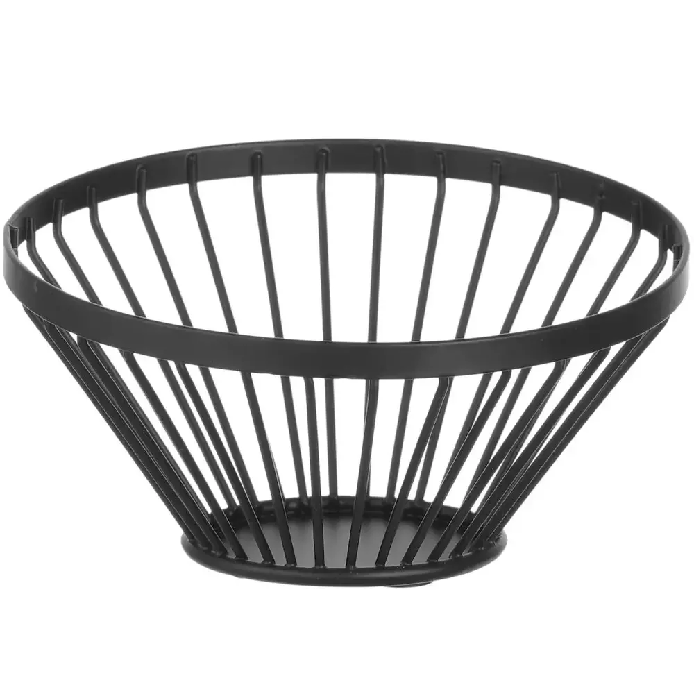 Hendi Fruitkorf | Metaal | Zwart | ø150x80(h)mm