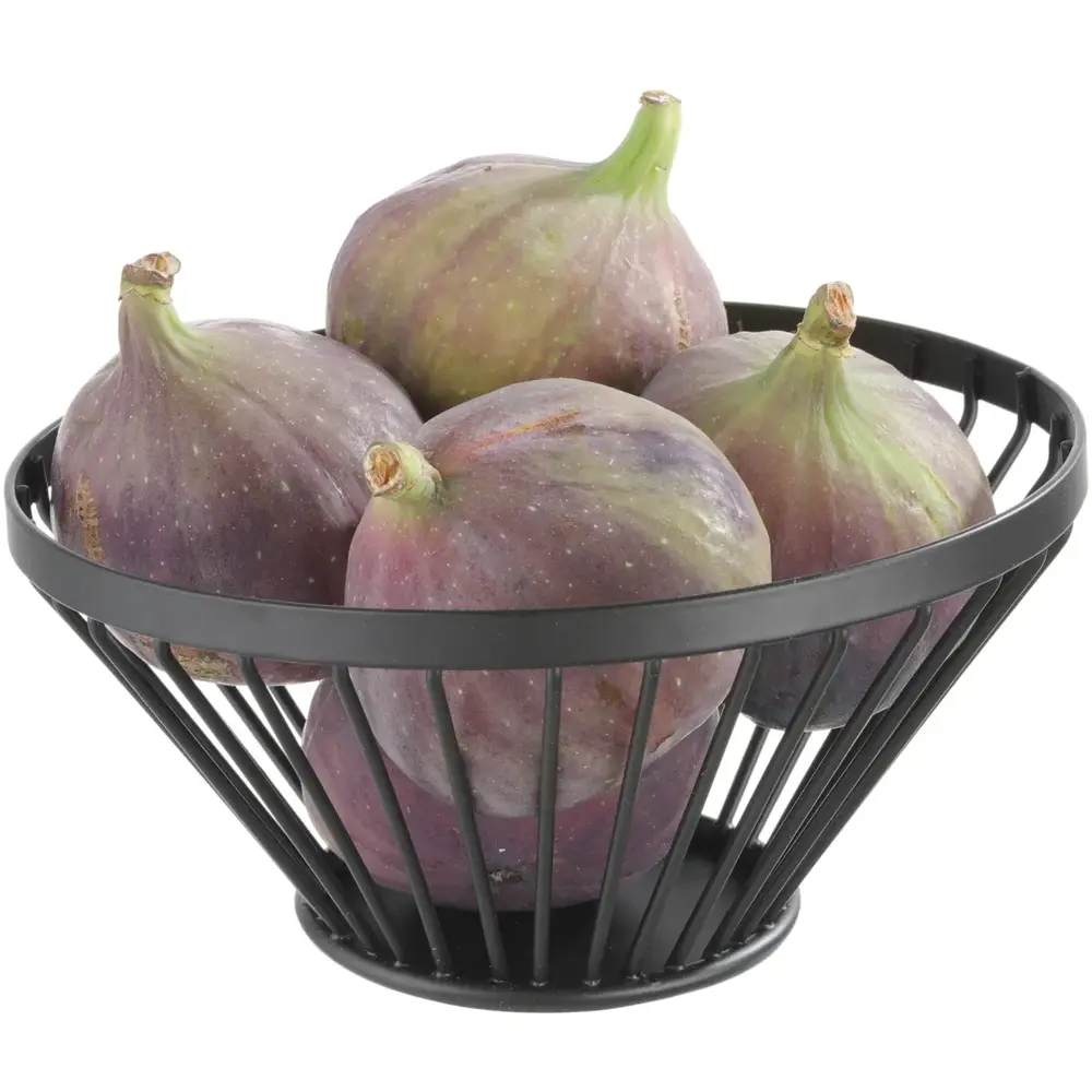Hendi Fruitkorf | Metaal | Zwart | ø150x80(h)mm