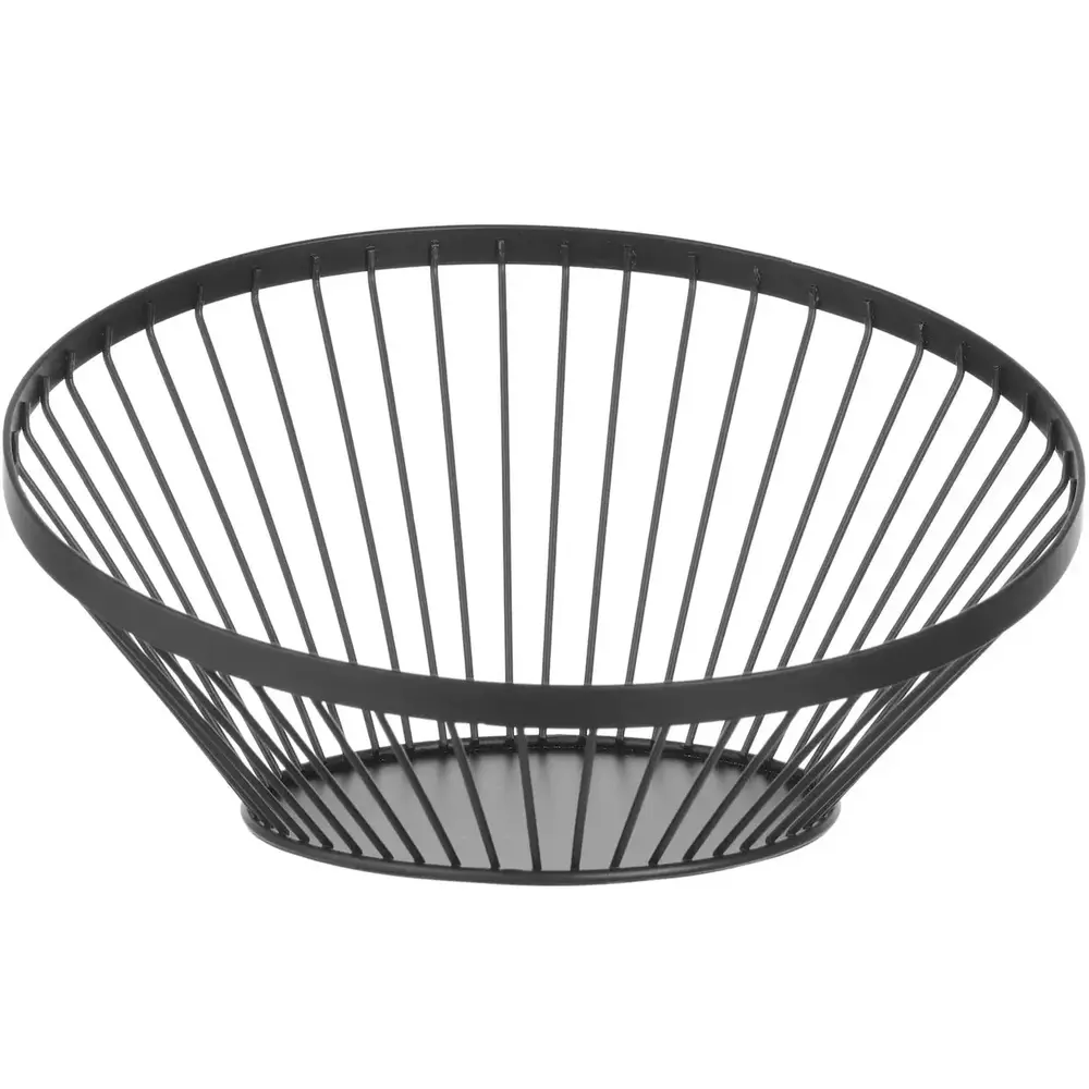 Hendi Fruitkorf | Metaal | Zwart | ø280x130(h)mm