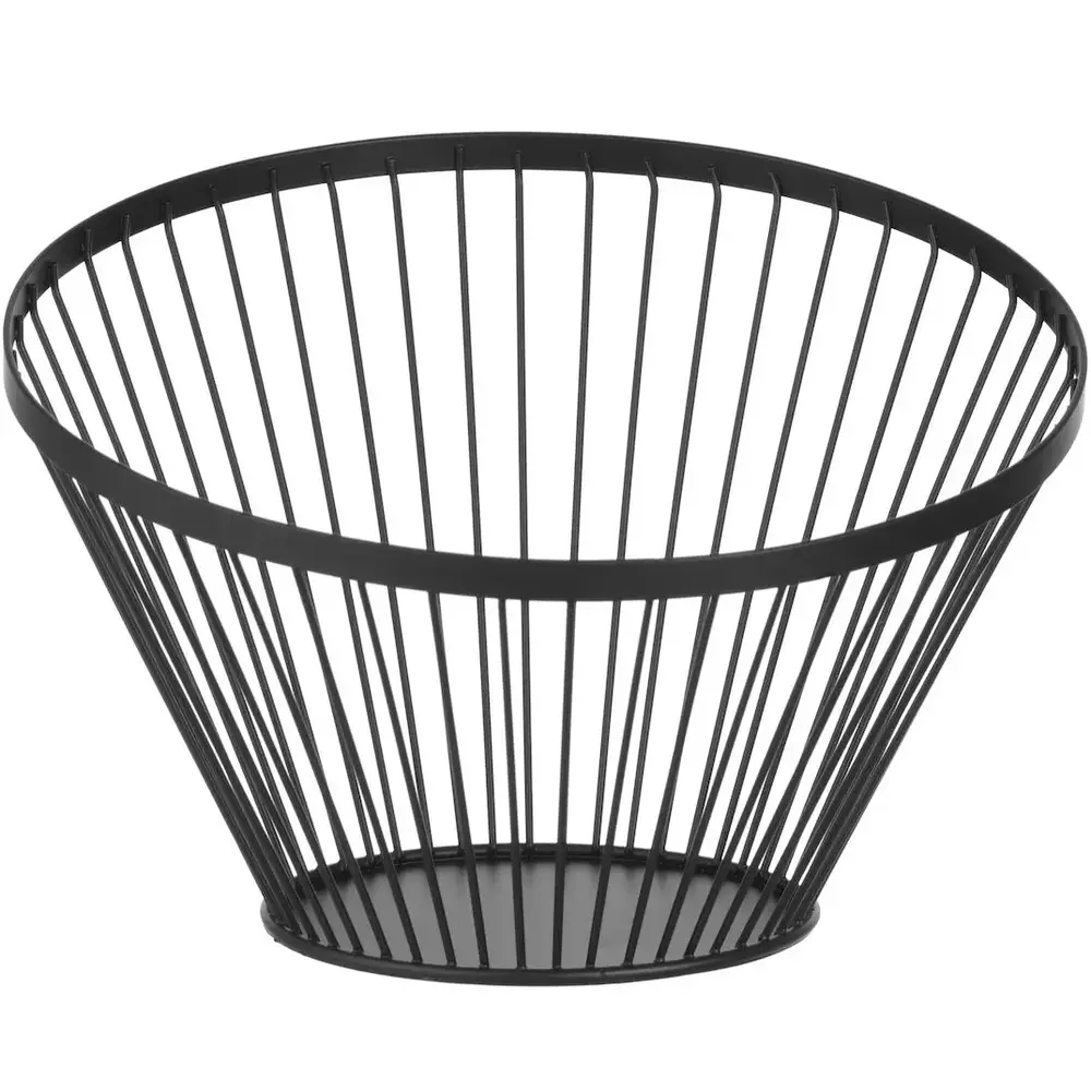Hendi Fruitkorf | Metaal | Zwart | ø300x205(h)mm