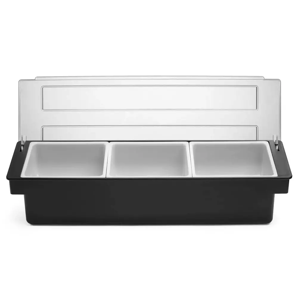 Hendi Garneerunit | Barup | Kunststof | 3x 1L | 480x150x100(h)mm