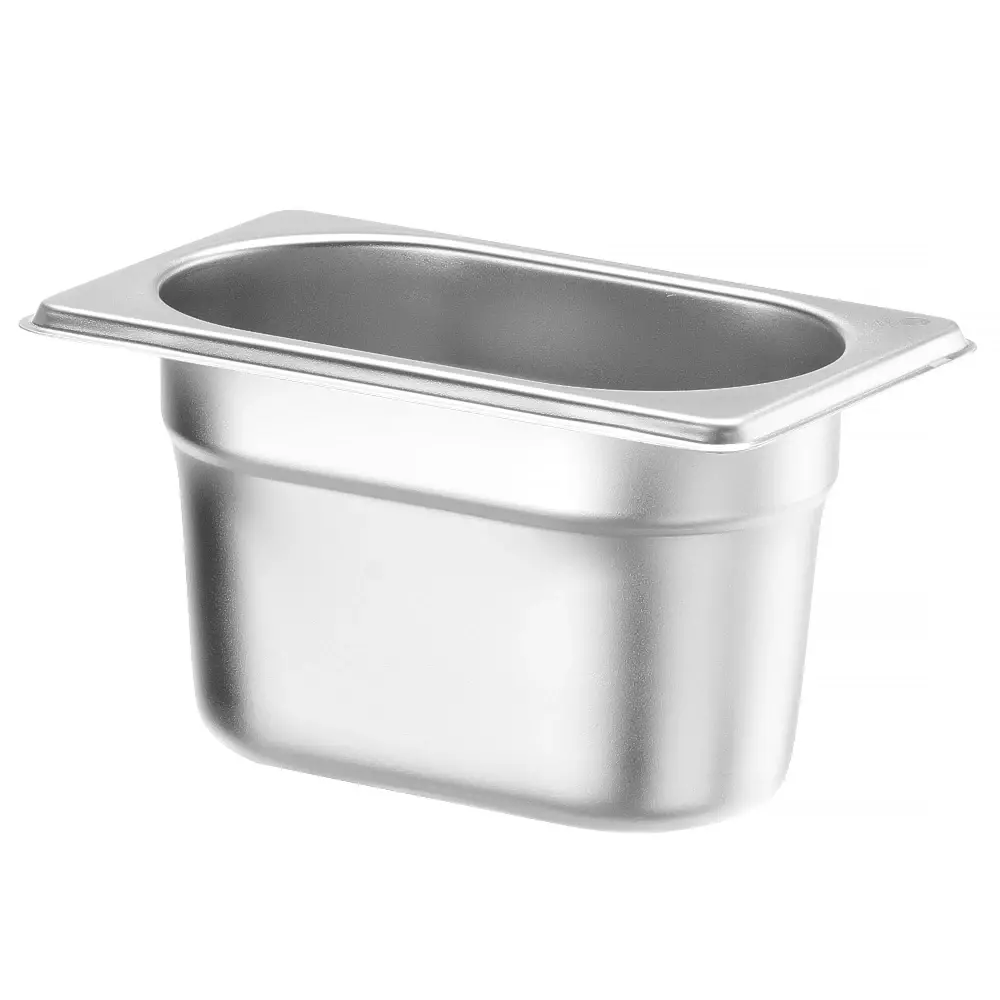 Hendi Gn-bak | Budgetline | Rvs | 1/9 GN | Hoogte 100mm | 176x108x100(h)mm