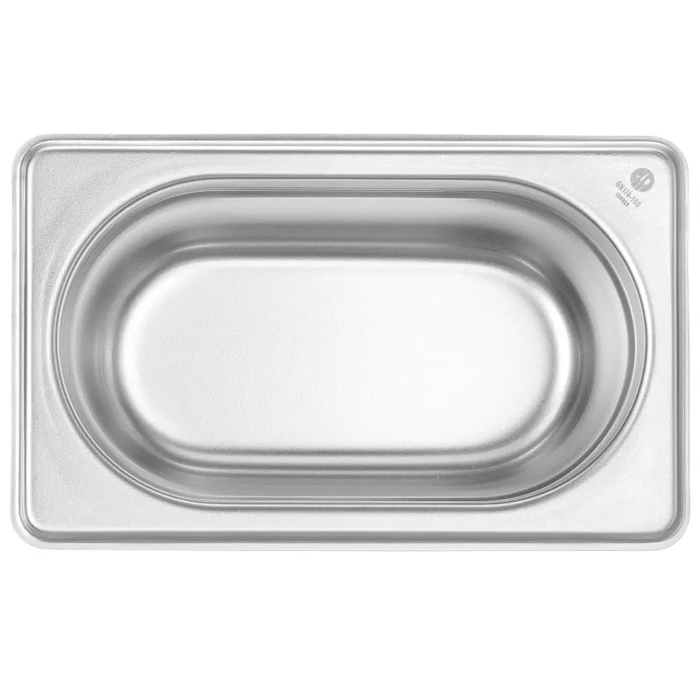 Hendi Gn-bak | Budgetline | Rvs | 1/9 GN | Hoogte 65mm | 176x108x65(h)mm