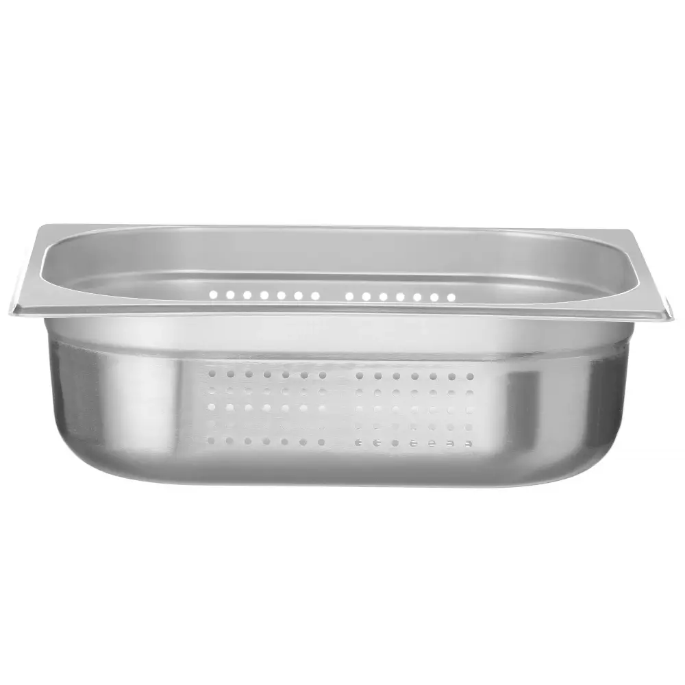 Hendi Gn-bak | Kitchenline | Rvs | 1/2 GN | Hoogte 100mm | Geperforeerd | 325x265x100(h)mm