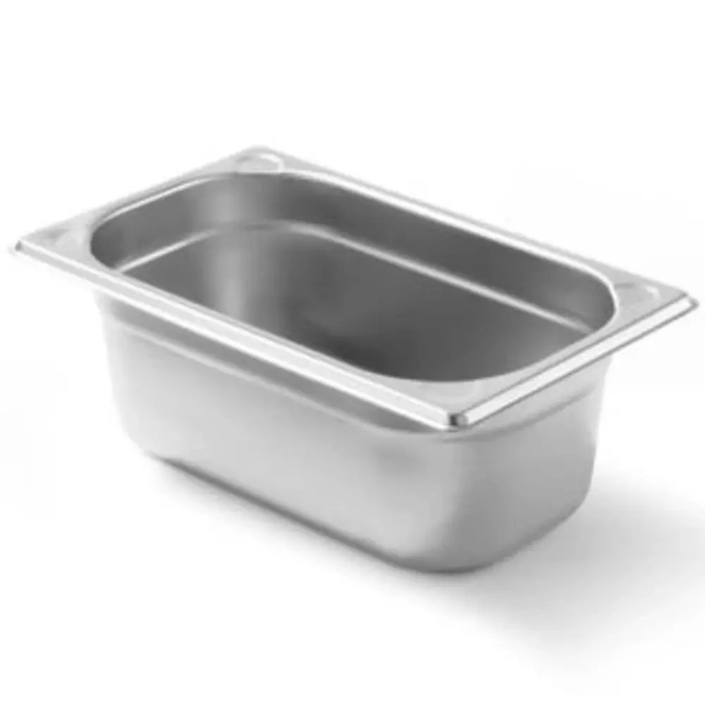 Hendi Gn-bak | Kitchenline | Rvs | 1/4 GN | Hoogte 100mm | 265x162x100(h)mm