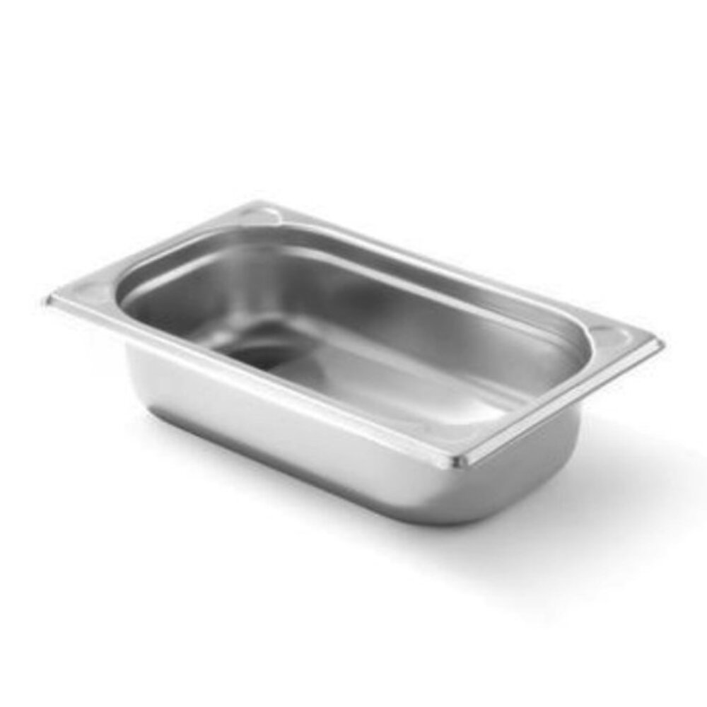 Hendi Gn-bak | Kitchenline | Rvs | 1/4 GN | Hoogte 65mm | 265x162x65(h)mm