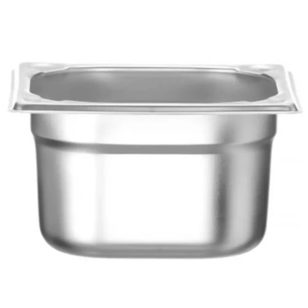 Hendi Gn-bak | Kitchenline | Rvs | 1/6 GN | Hoogte 100mm | 176x162x100(h)mm