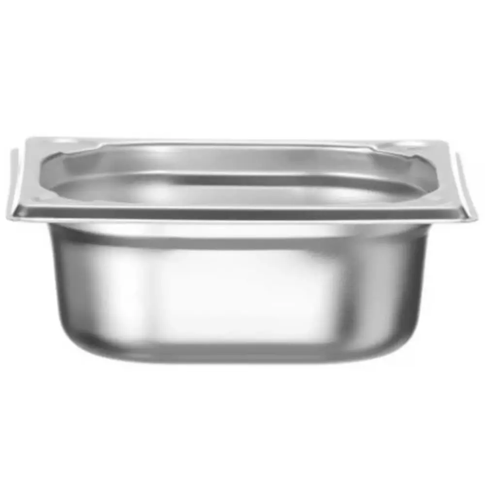 Hendi Gn-bak | Kitchenline | Rvs | 1/6 GN | Hoogte 65mm | 176x162x65(h)mm