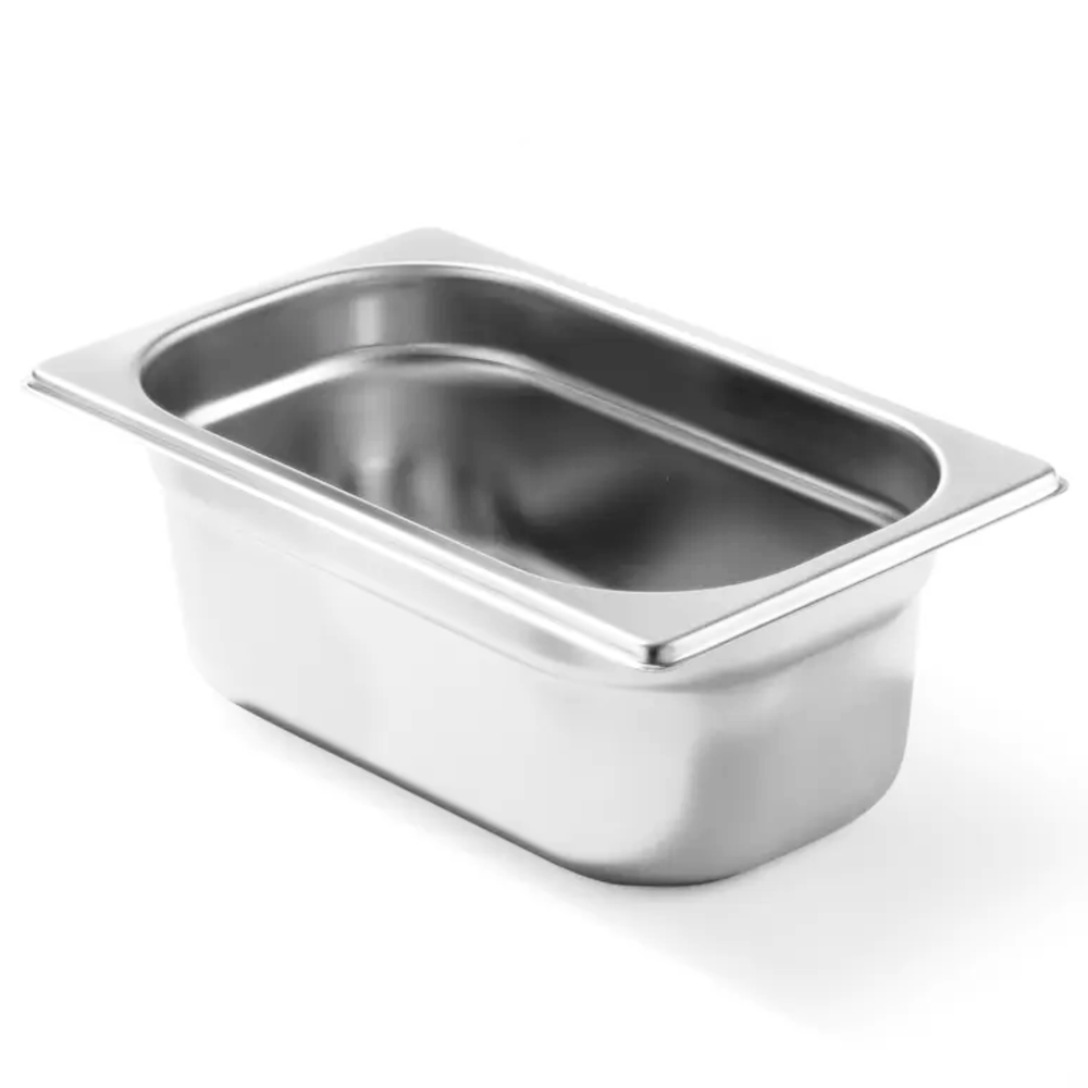 Hendi Gn-bak | Profiline | Rvs | 1/4 GN | Hoogte 100mm | 265x162x100(h)mm