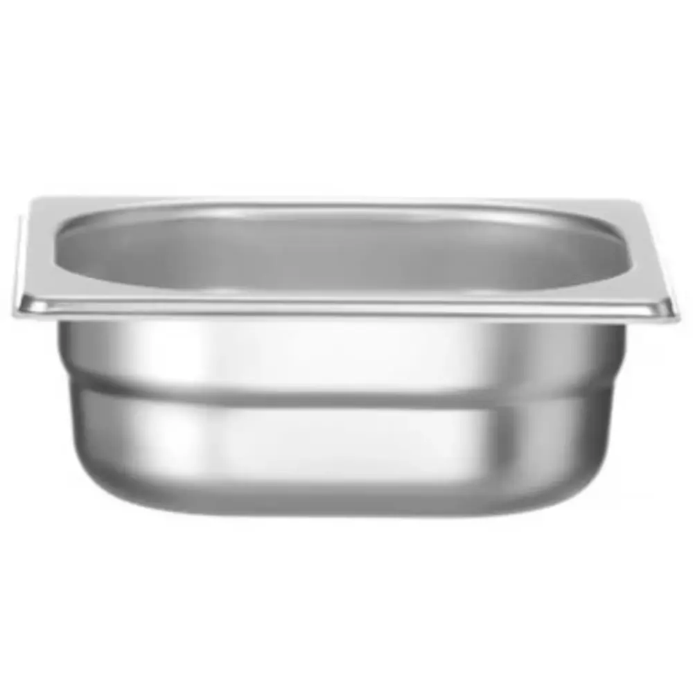 Hendi Gn-bak | Profiline | Rvs | 1/6 GN | Hoogte 65mm | 176x162x65(h)mm