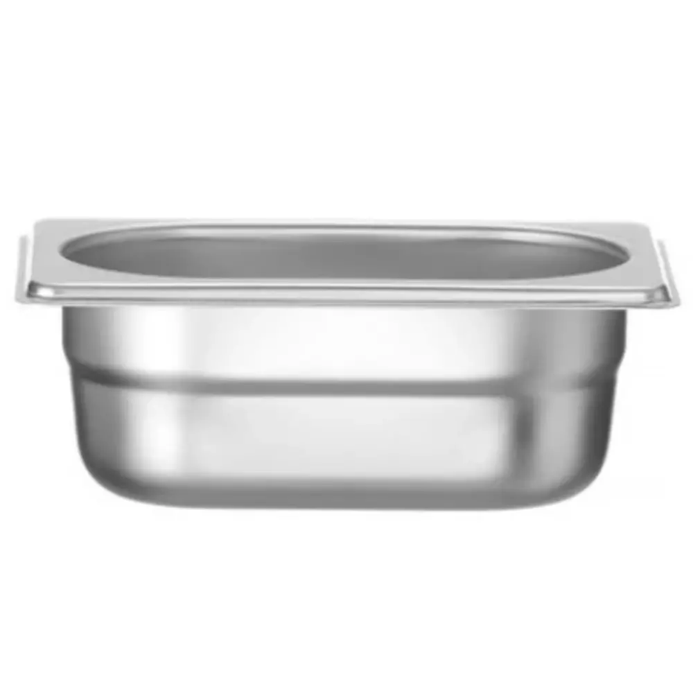 Hendi Gn-bak | Profiline | Rvs | 1/9 GN | Hoogte 100mm | 176x108x100(h)mm