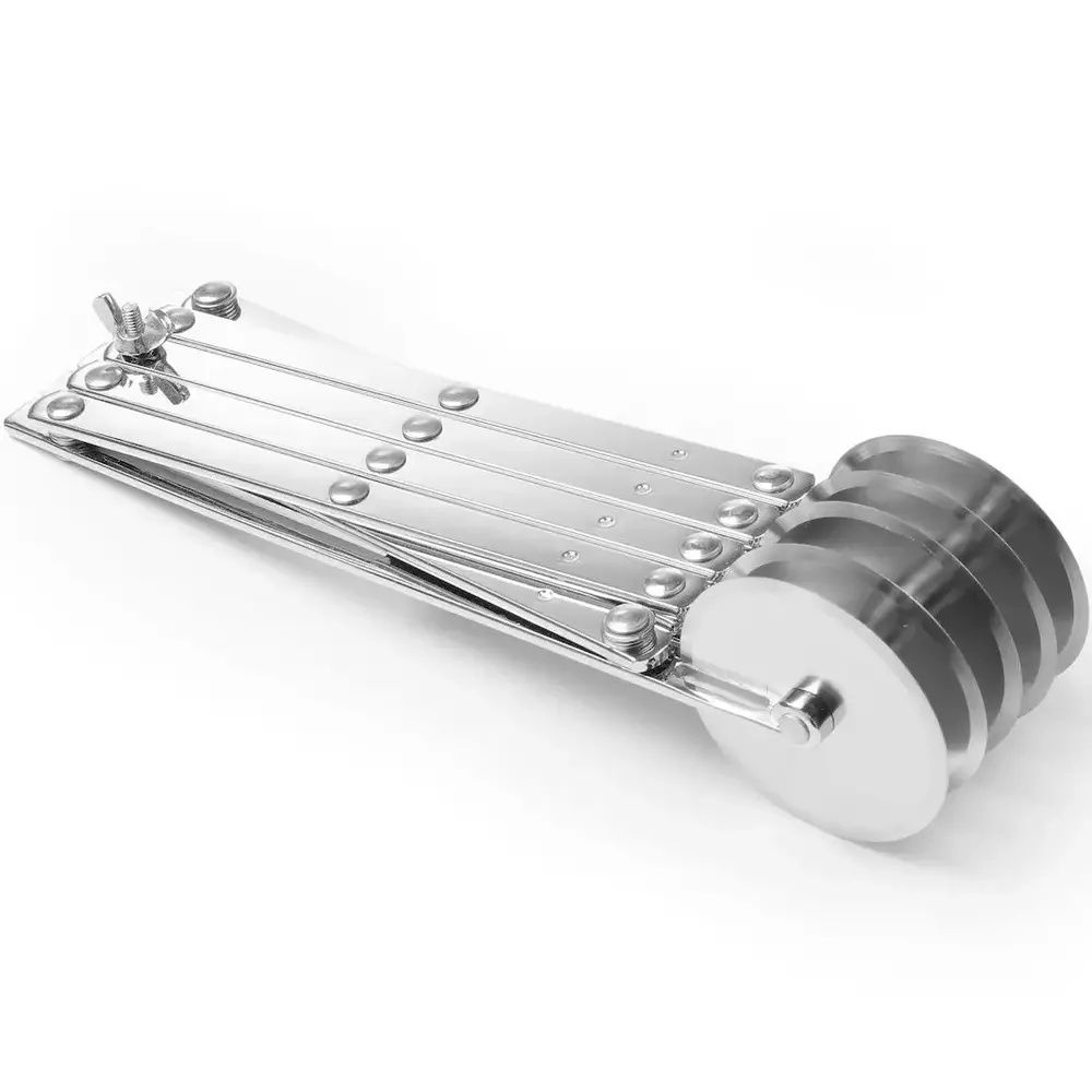 Hendi Hagelsnijder | Rvs | Uittrekbaar | 5 Wielen | 222x56x55(h)mm