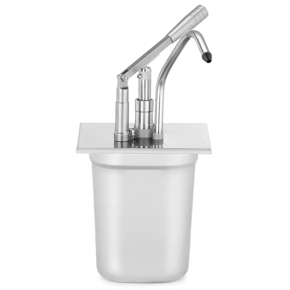 Hendi Heveldispenser | 1/6 GN (middenuitloop) | Porties 35ml | Diepte 200mm