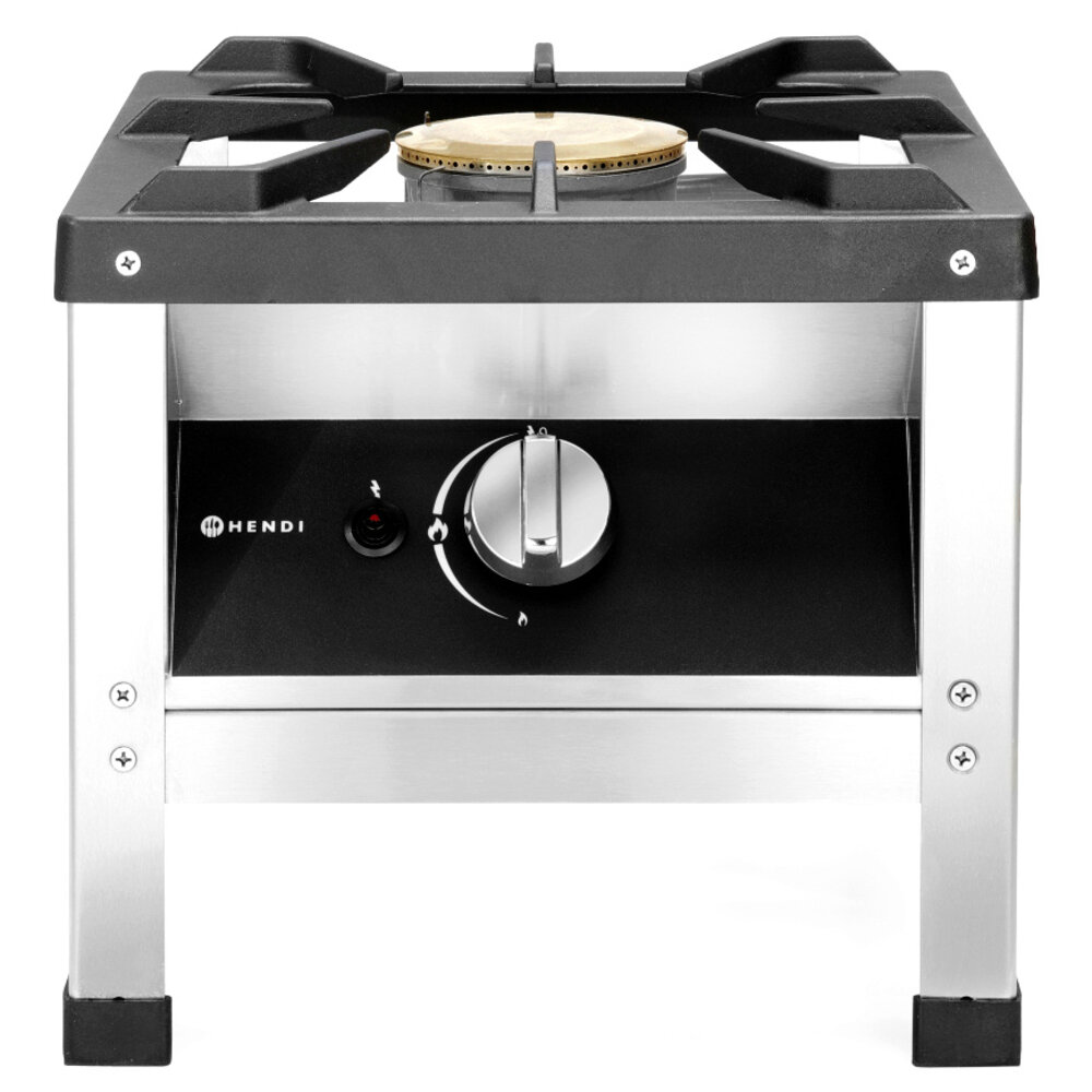 Hendi Hokker | Kitchenline | Propaangas | Enkele Brander | 6kw | 400x440x390(h)mm