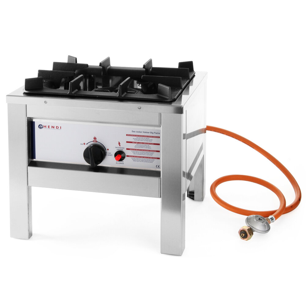 Hendi Hokker | Profiline | Propaangas | Enkele Brander | 6.4kw | 425x425x400(h)mm