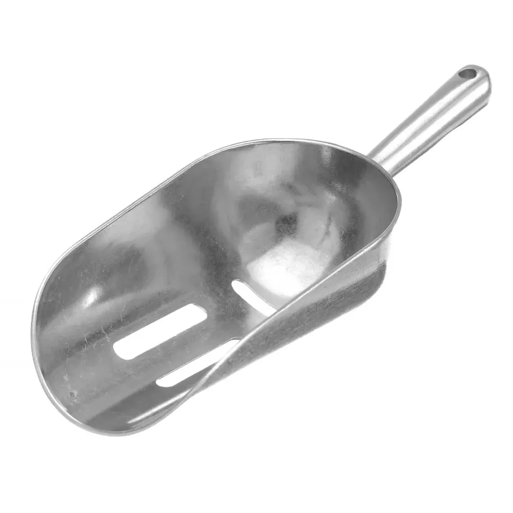 Hendi Ijsblokjesschep | Barup | Aluminium (geperforeerd) | 220x80x50(h)mm