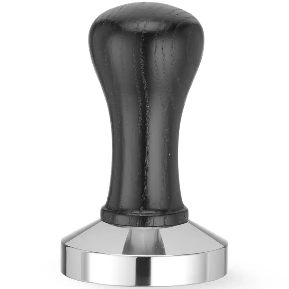 Hendi Koffie Tamper | Hout/rvs | Zwart | ø58x95(h)mm