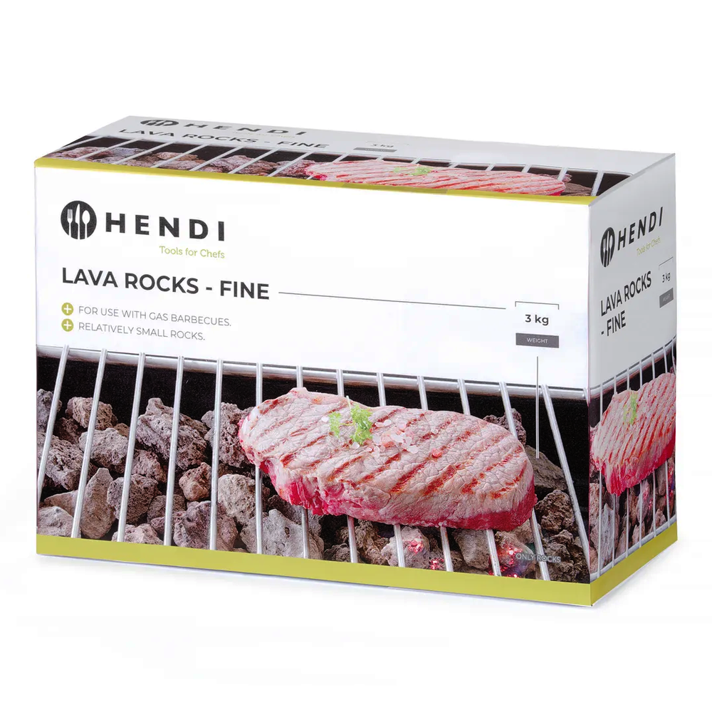Hendi Lavastenen (fijn) | Gasbarbecues | 3kg