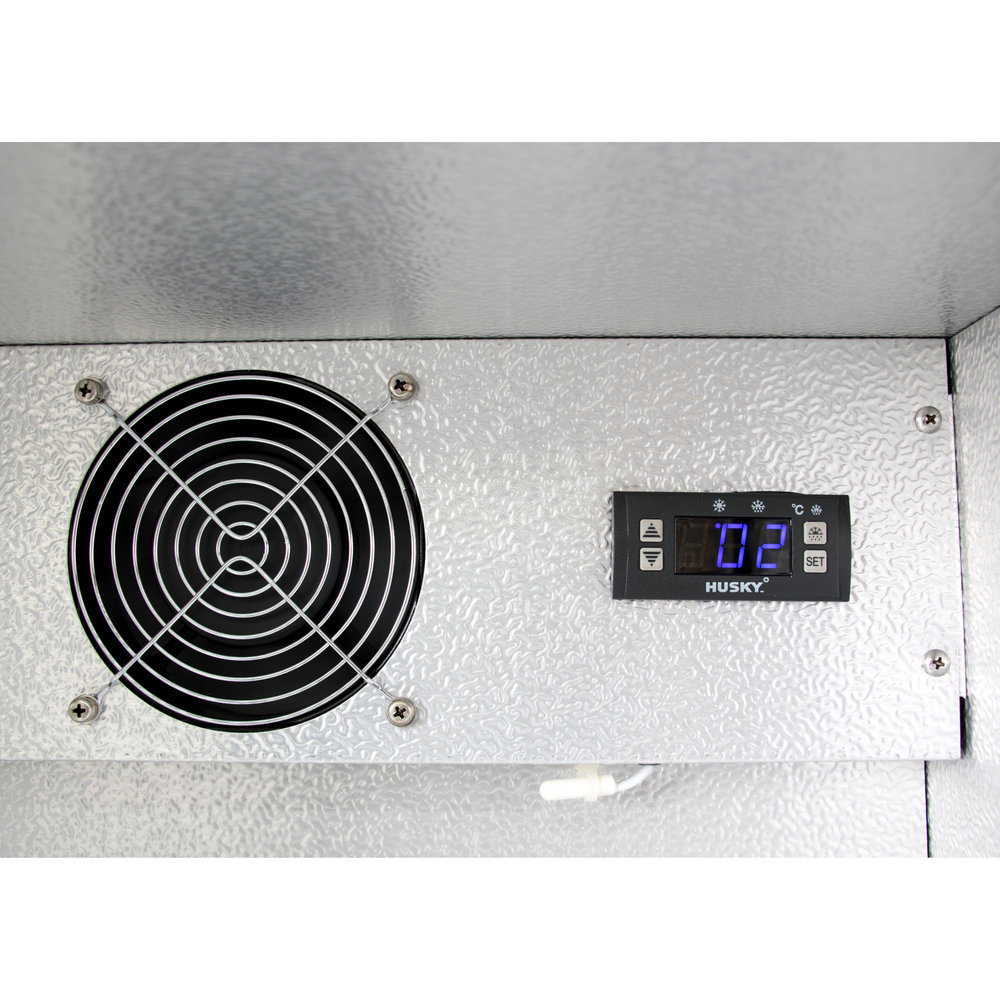 Husky Barkoelkast | Eco | 130l | Zwart | 0°c/+10°c | Geforceerd | 556x520x865(h)mm