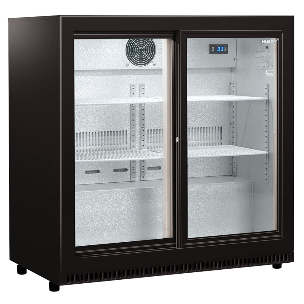 Husky Barkoelkast | Outdoor | 189l | Rvs | 0°c/+10°c | Geforceerd | Draaideuren | 870x500x840(h)mm
