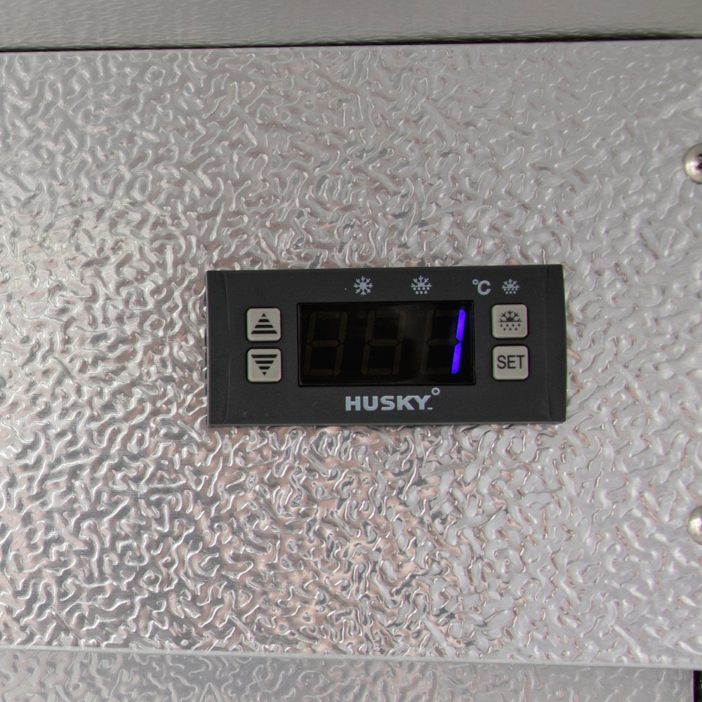 Husky Barkoelkast | Outdoor | 189l | Rvs | 0°c/+10°c | Geforceerd | Draaideuren | 870x500x840(h)mm