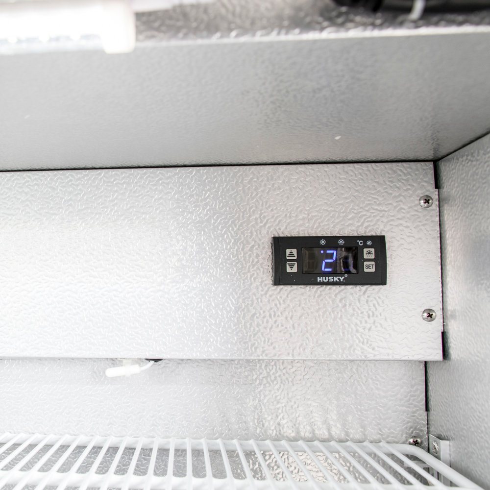 Husky Barkoelkast | Outdoor | 310l | Rvs | 0°c/+10°c | Geforceerd | Draaideuren | 1350x500x840(h)mm