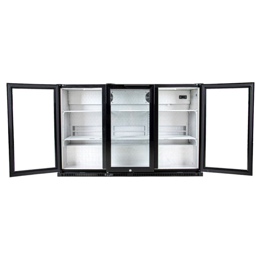 Husky Barkoelkast | Eco | 350l | Zwart | 0°c/+10°c | Geforceerd | Draaideuren | 1350x520x865(h)mm