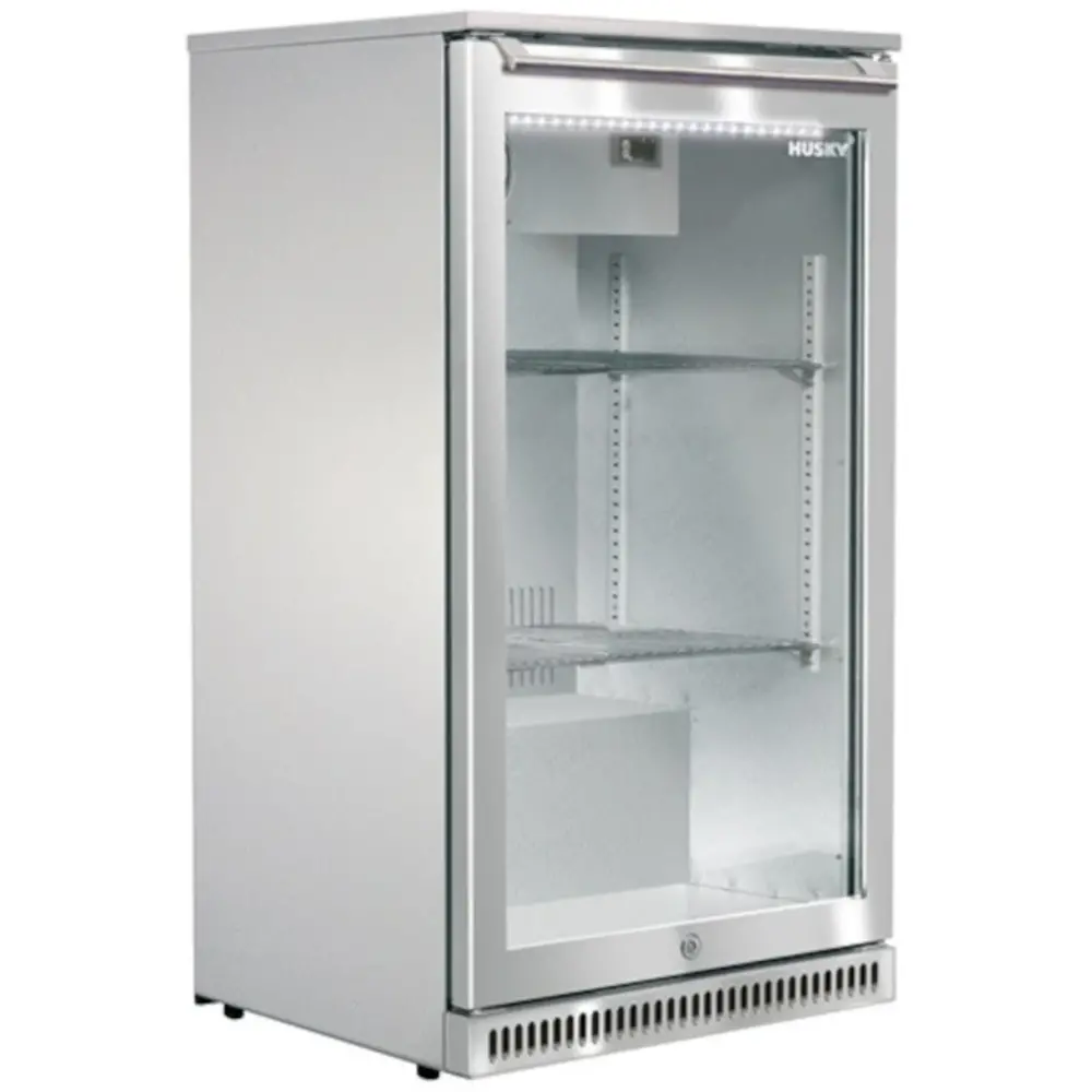 Husky Koelkast | 111l | Rvs | 0°c/+10°c | Statisch | Deuralarm | 605x585x840(h)mm