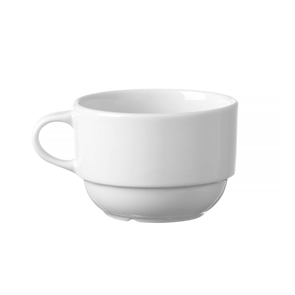 Hendi Espressokopjes | Delta | Porselein | Wit | 9cl | 12 Stuks | ø63mm