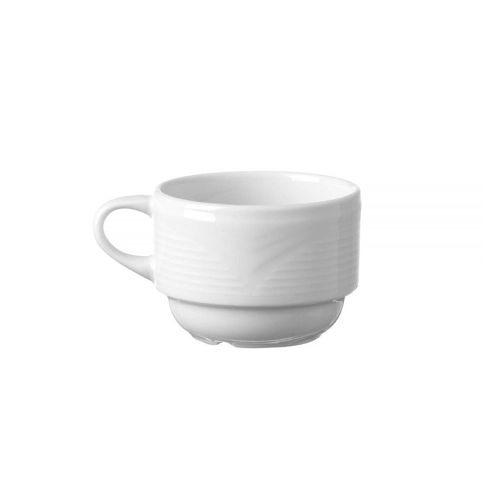 Hendi Espressokopjes | Saturn | Porselein | Wit | 9cl | 12 Stuks | ø63mm