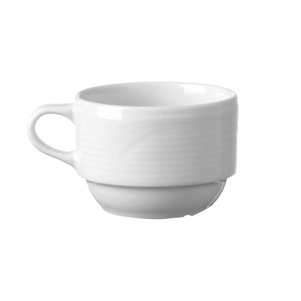 Hendi Koffiekopjes | Saturn | Porselein | Wit | 17cl | 12 Stuks | ø79mm